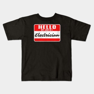 electrician Kids T-Shirt
